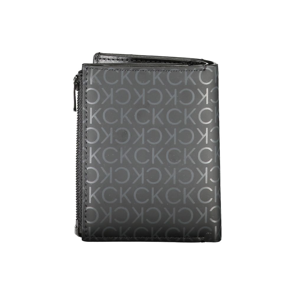 Black Polyester Wallet - GLAMHUB BOUTIQUE 