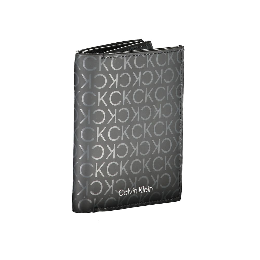 Black Polyester Wallet - GLAMHUB BOUTIQUE 