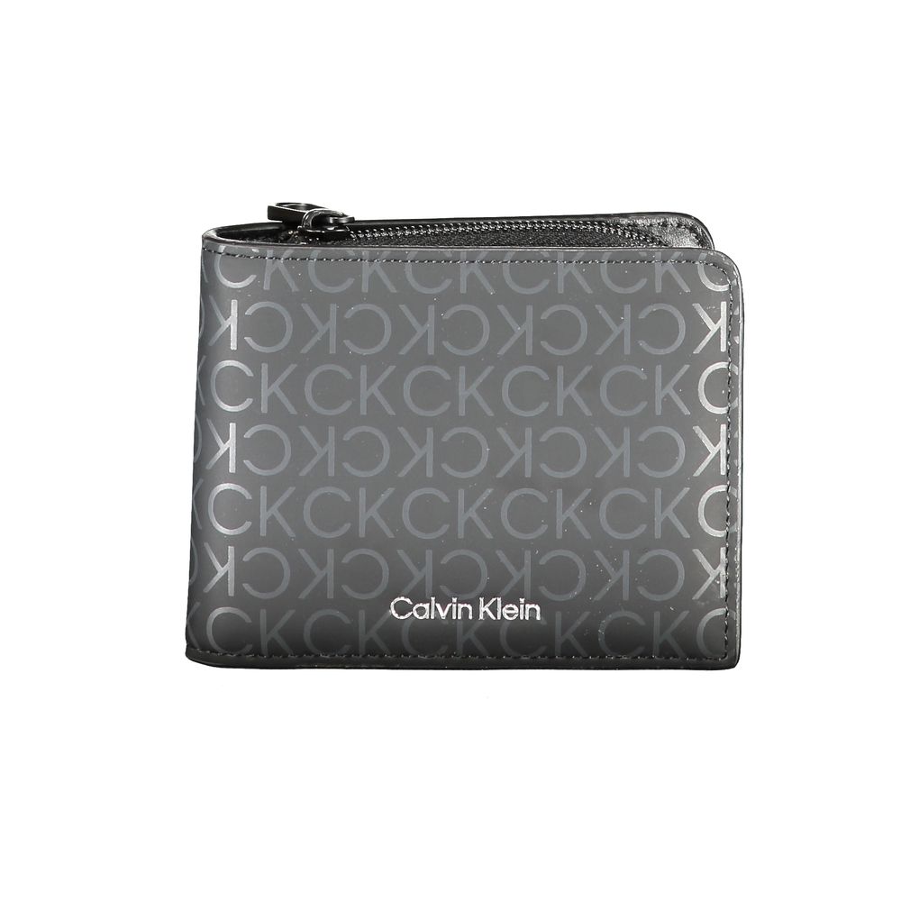 Black Polyester Wallet - GLAMHUB BOUTIQUE 