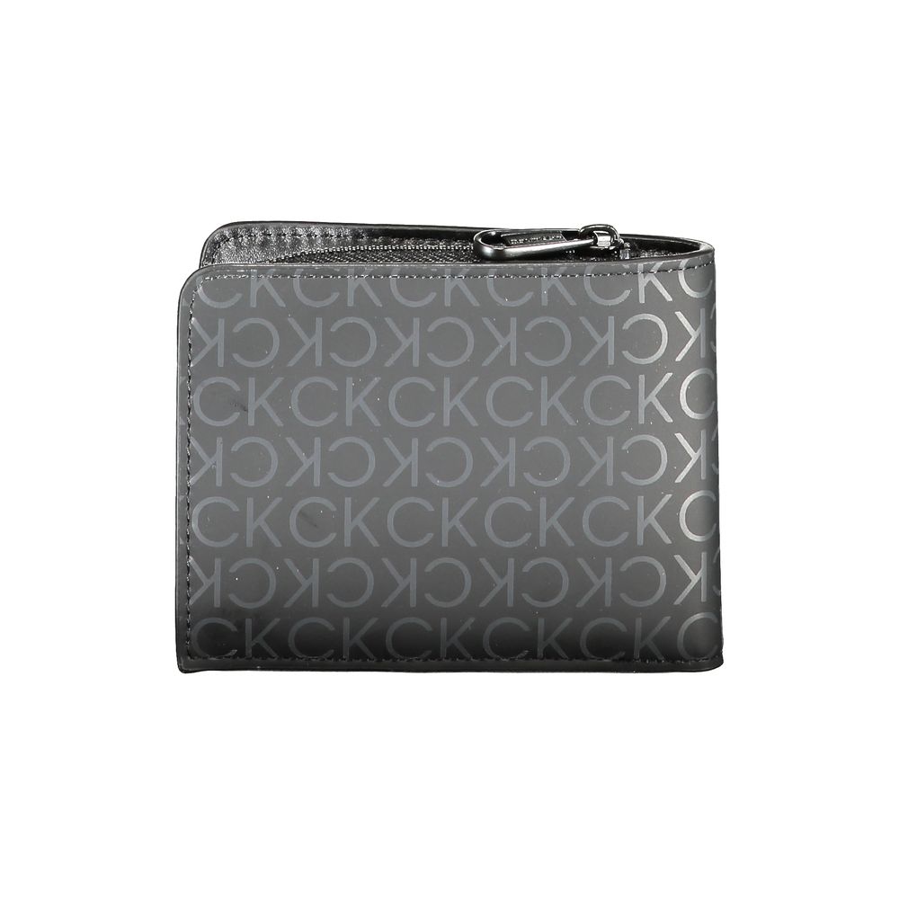 Black Polyester Wallet - GLAMHUB BOUTIQUE 