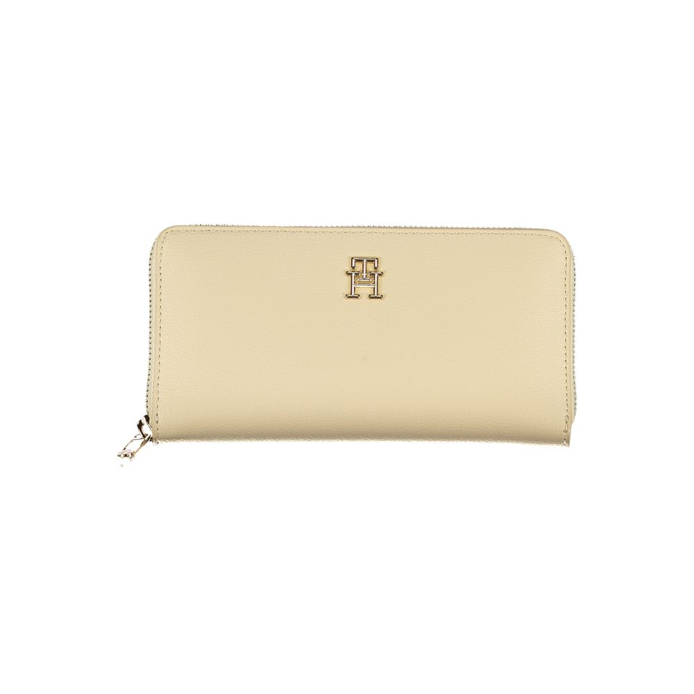 Beige Polyester Wallet - GLAMHUB BOUTIQUE 