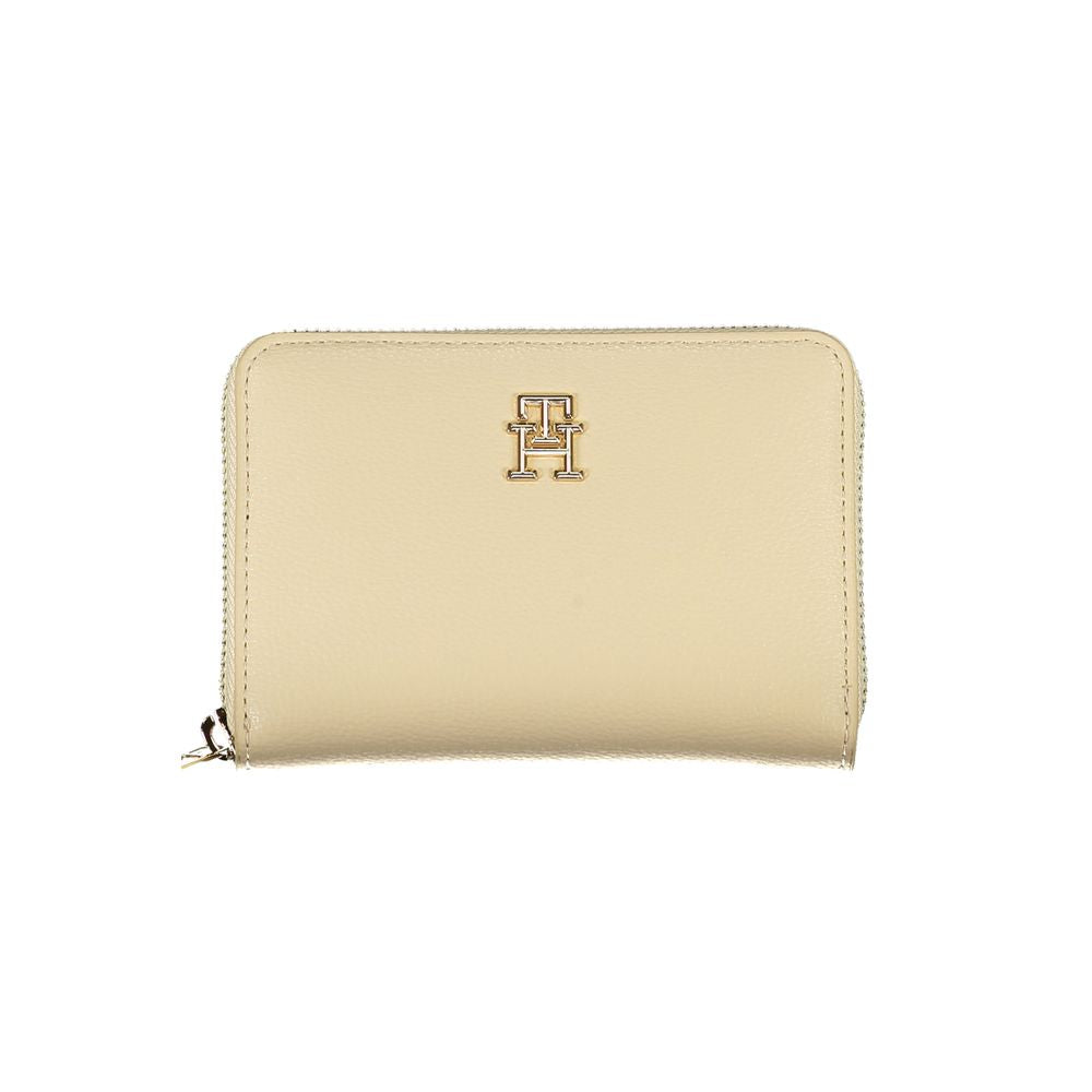 Beige Polyester Wallet - GLAMHUB BOUTIQUE 