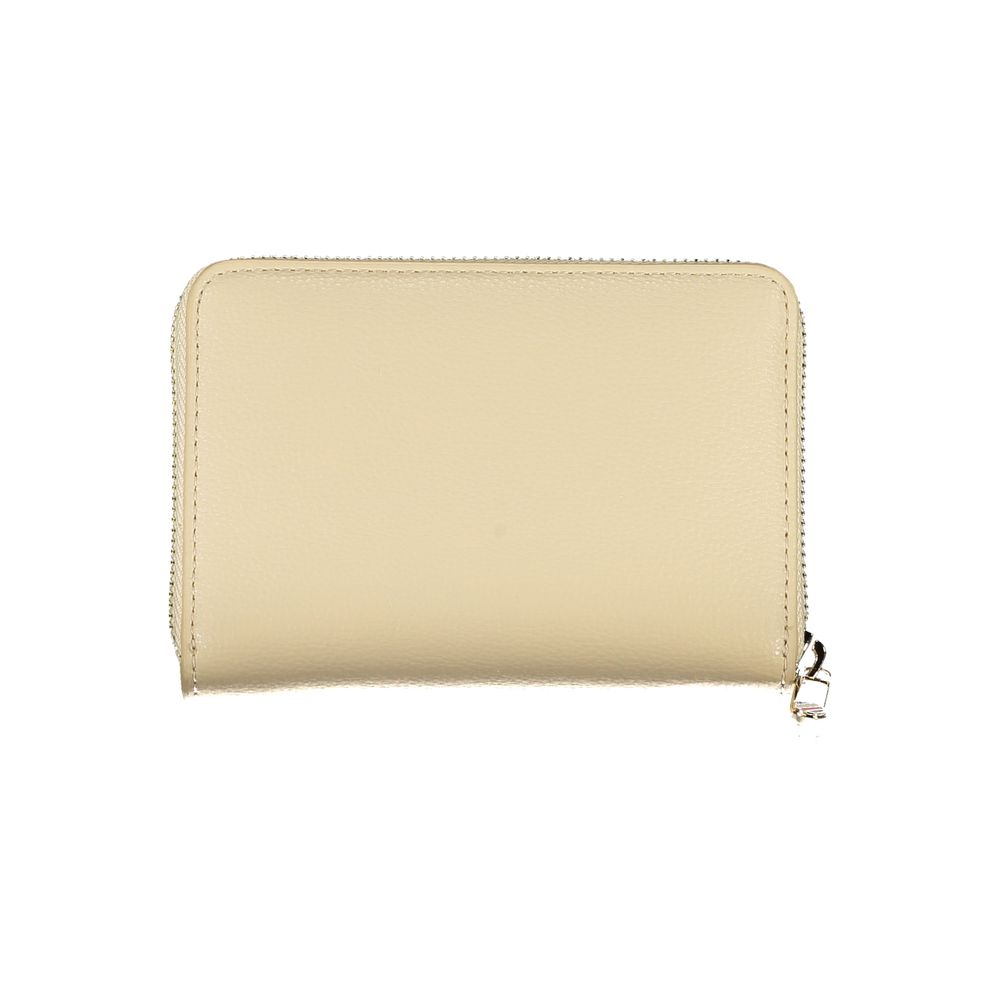 Beige Polyester Wallet - GLAMHUB BOUTIQUE 