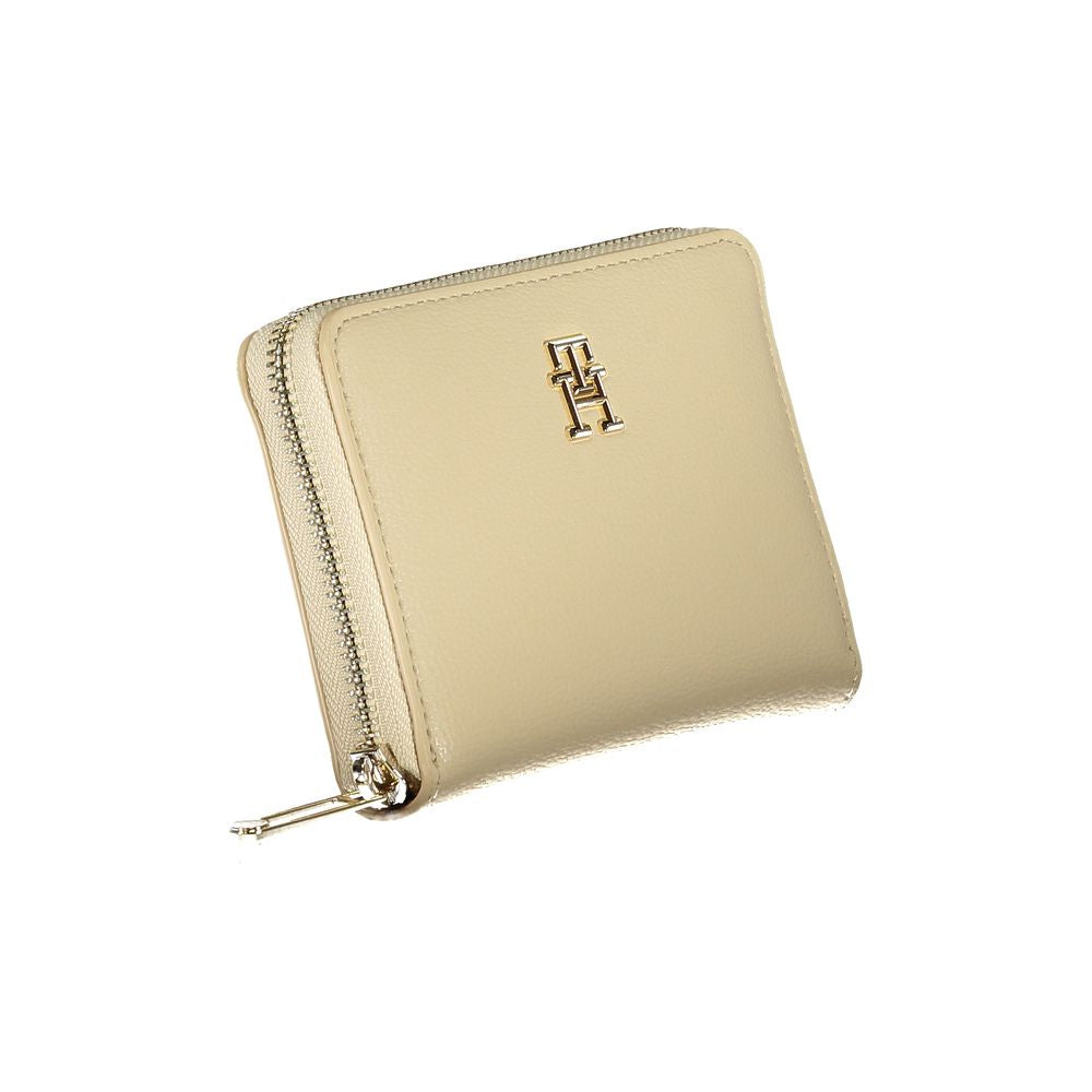 Beige Polyester Wallet - GLAMHUB BOUTIQUE 