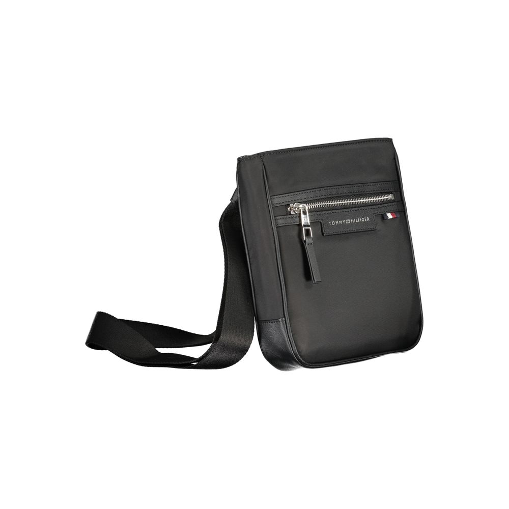 Black Polyester Shoulder Bag - GLAMHUB BOUTIQUE 