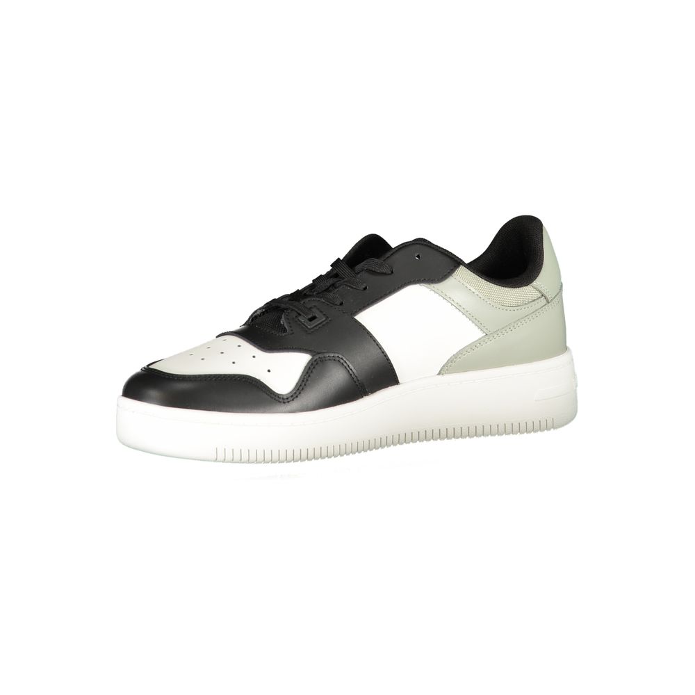 Black Polyester Sneaker - GLAMHUB BOUTIQUE 