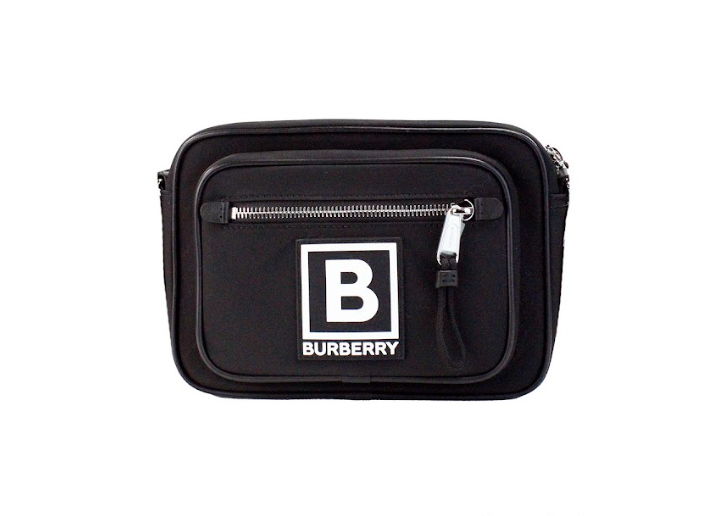 Paddy Small Black Nylon Logo Camera Belt Fanny Pack Bag - GLAMHUB BOUTIQUE 