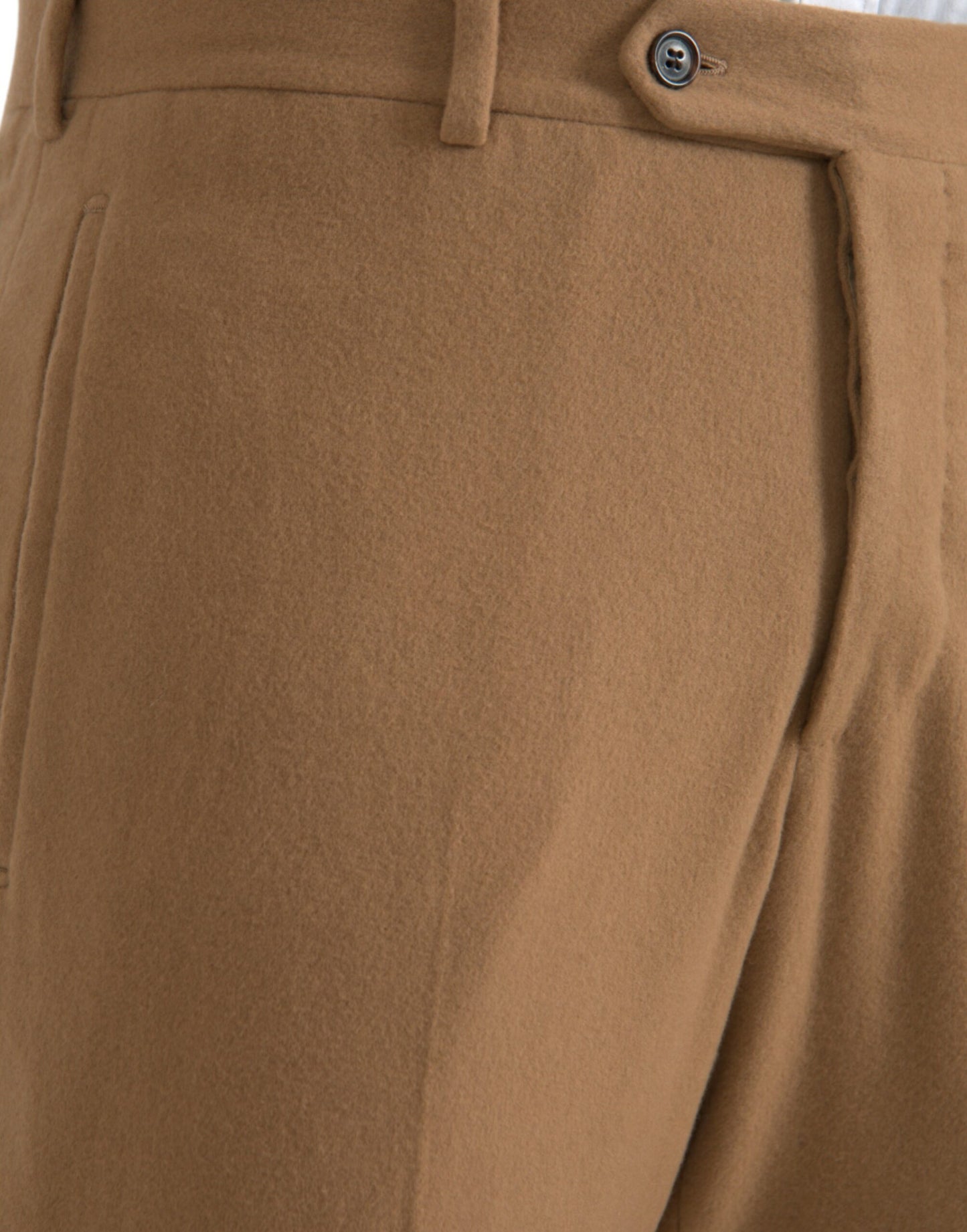 Beige Cashmere Men Straight Fit Dress Pants - GLAMHUB BOUTIQUE 