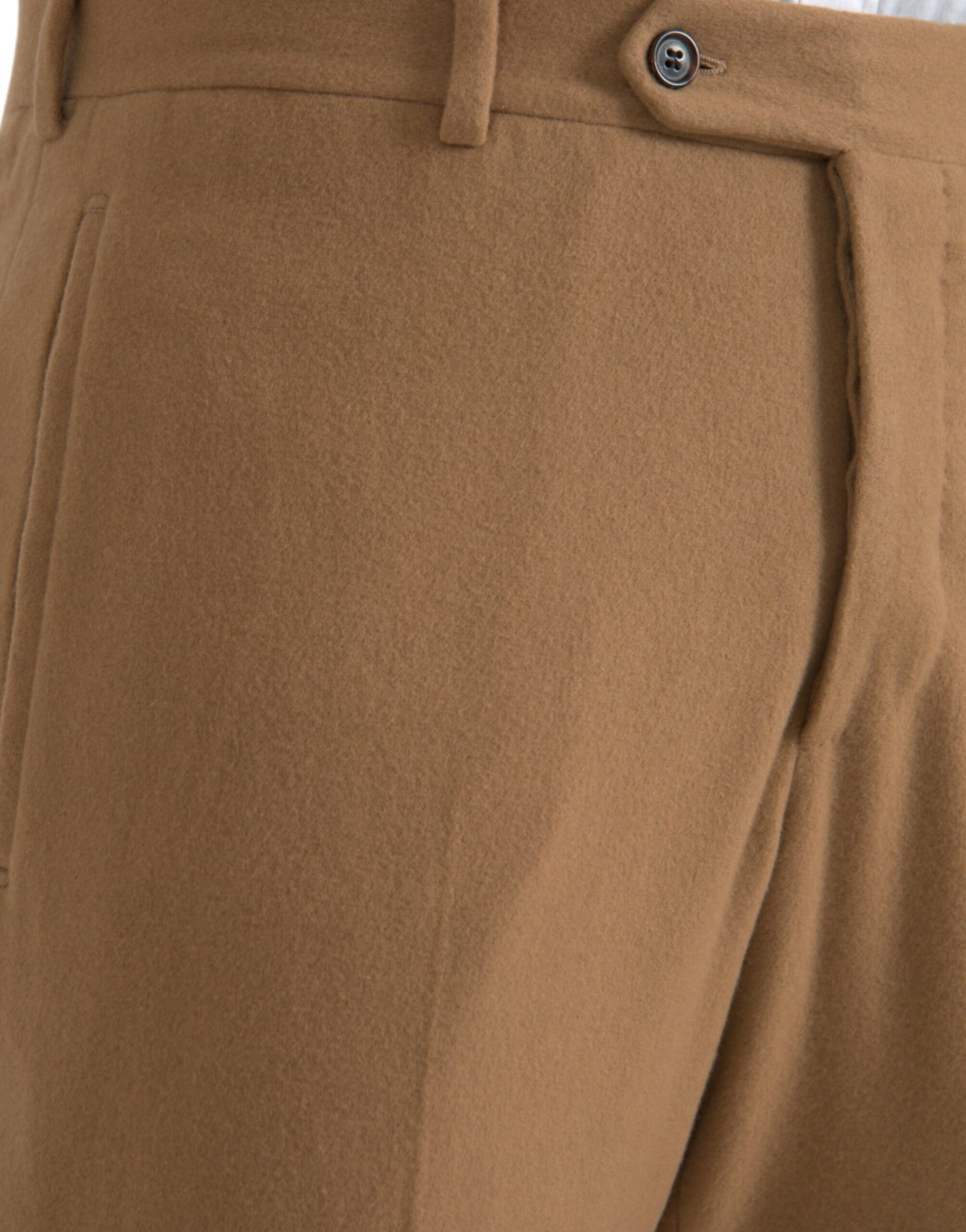 Beige Cashmere Men Straight Fit Dress Pants - GLAMHUB BOUTIQUE 