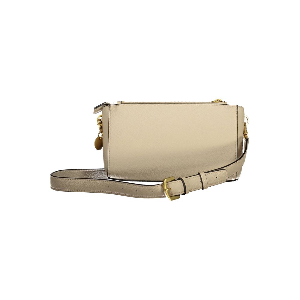 Beige Polyethylene Handbag - GLAMHUB BOUTIQUE 