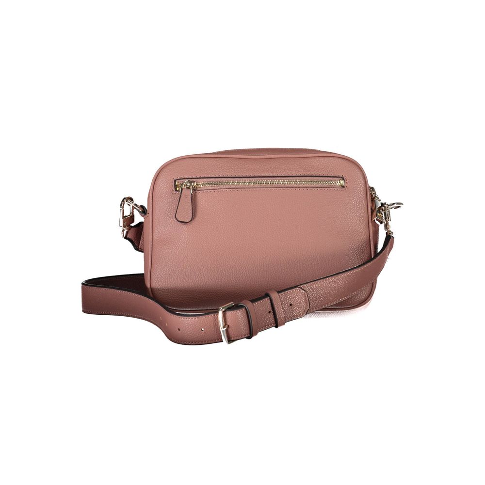 Pink Polyethylene Handbag - GLAMHUB BOUTIQUE 