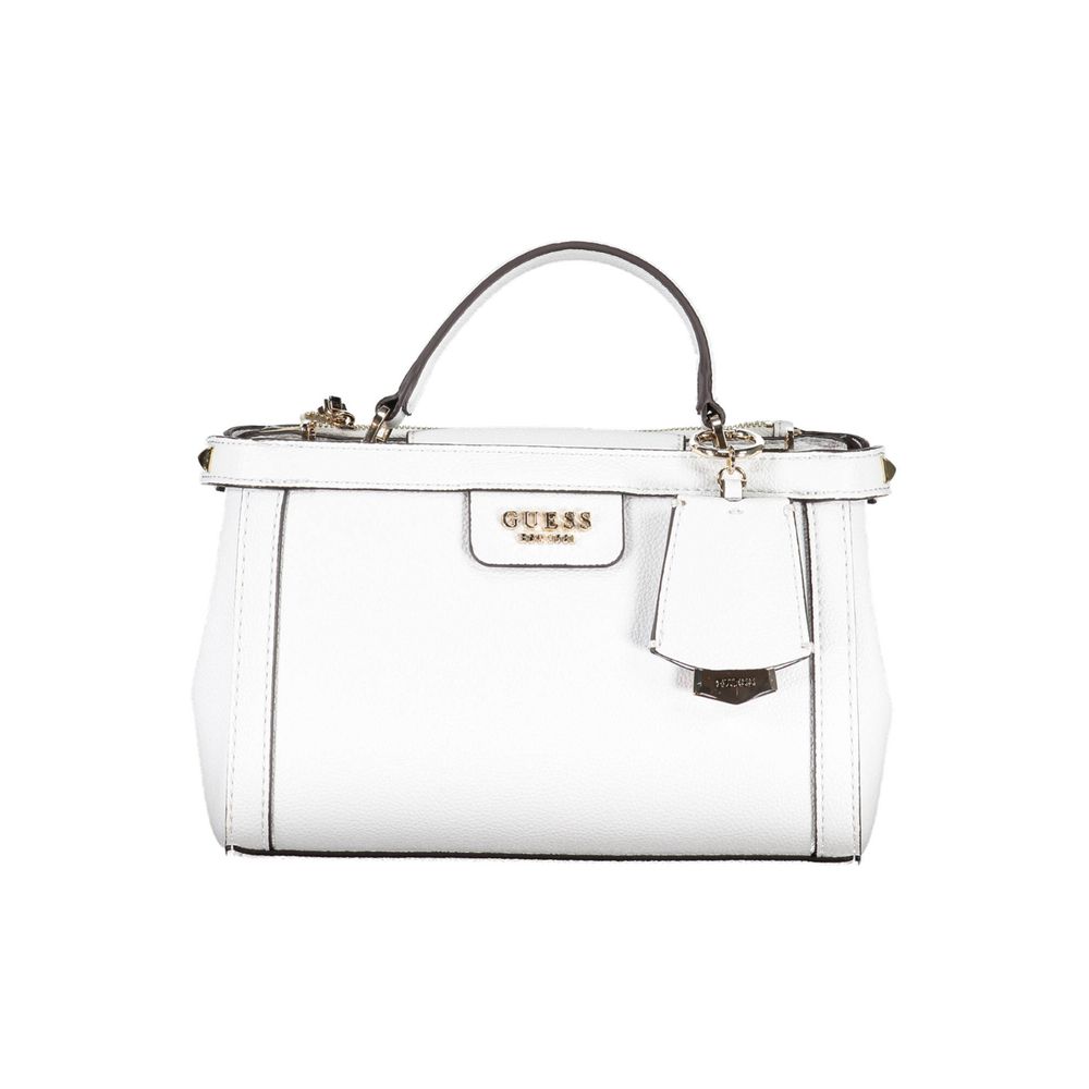 White Polyethylene Handbag - GLAMHUB BOUTIQUE 