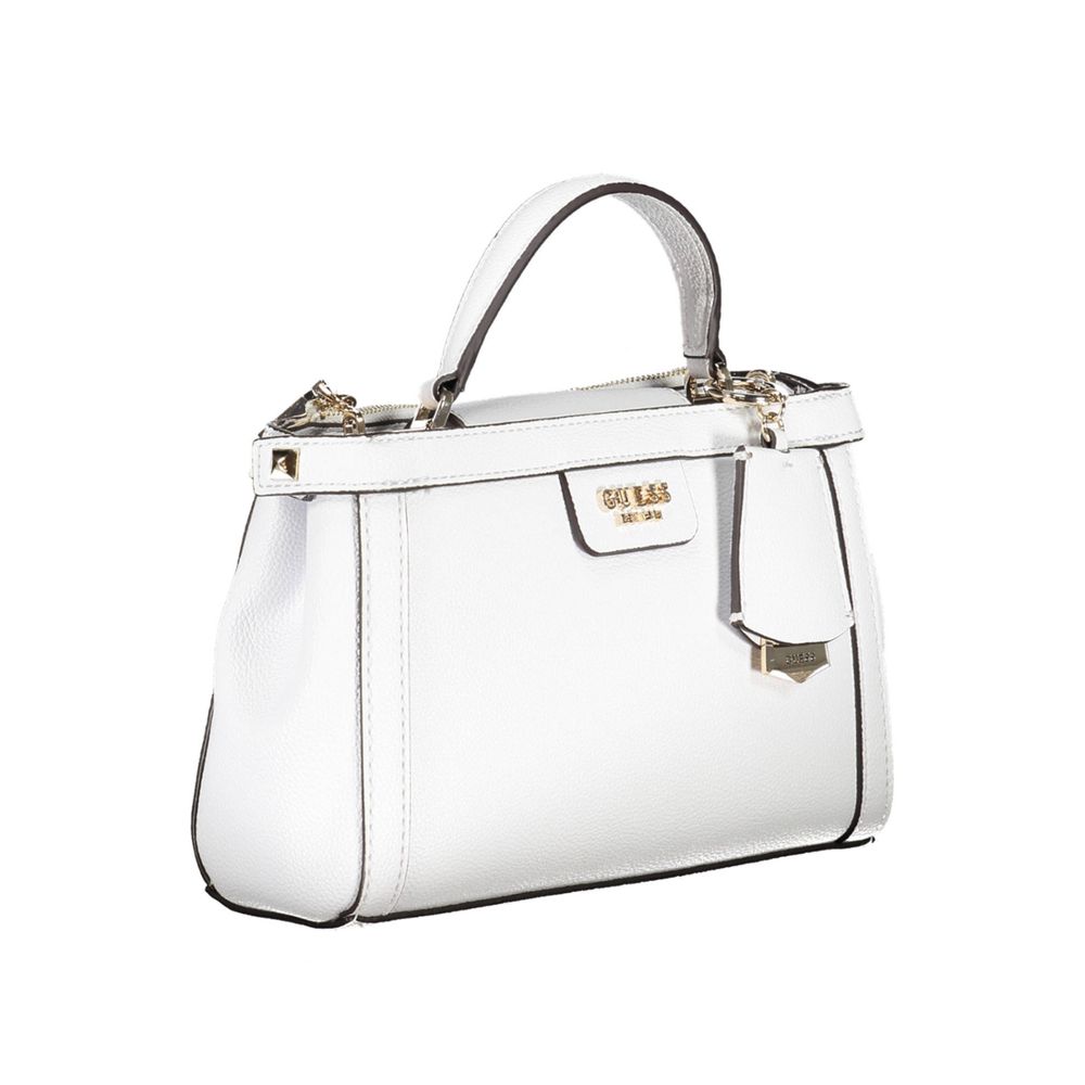 White Polyethylene Handbag - GLAMHUB BOUTIQUE 