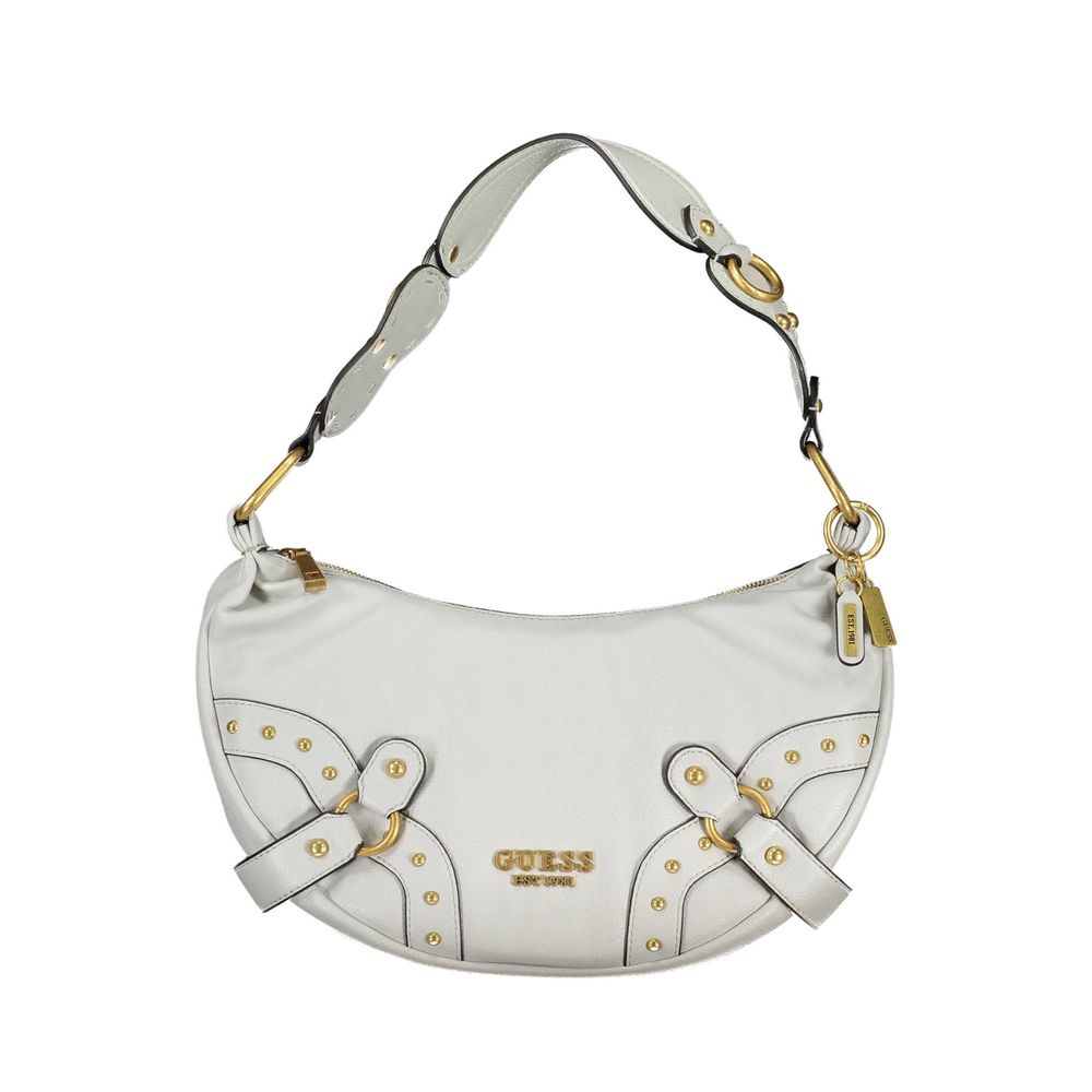 Gray Polyethylene Handbag - GLAMHUB BOUTIQUE 