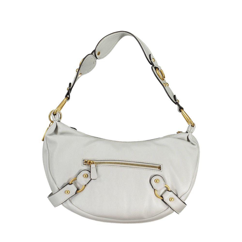 Gray Polyethylene Handbag - GLAMHUB BOUTIQUE 