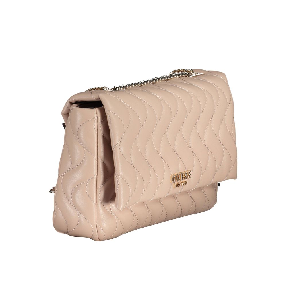 Pink Polyethylene Handbag - GLAMHUB BOUTIQUE 