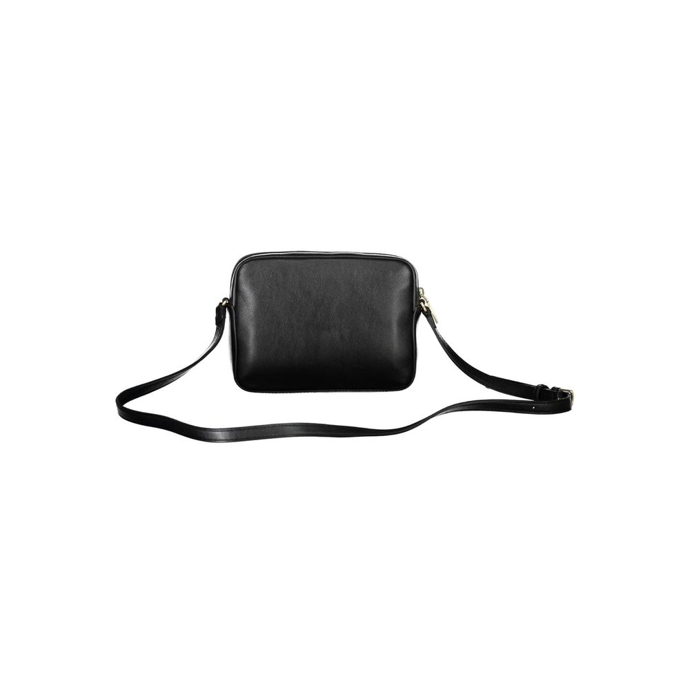 Black Polyester Handbag - GLAMHUB BOUTIQUE 