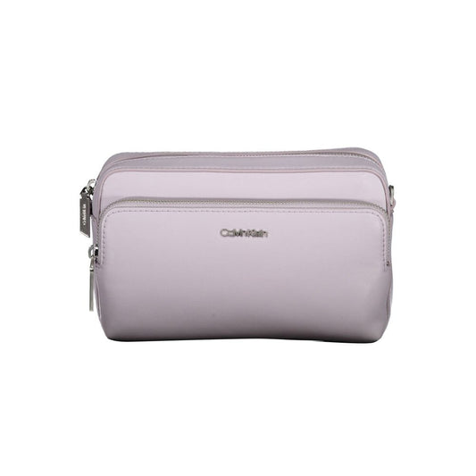 Purple Polyester Handbag - GLAMHUB BOUTIQUE 