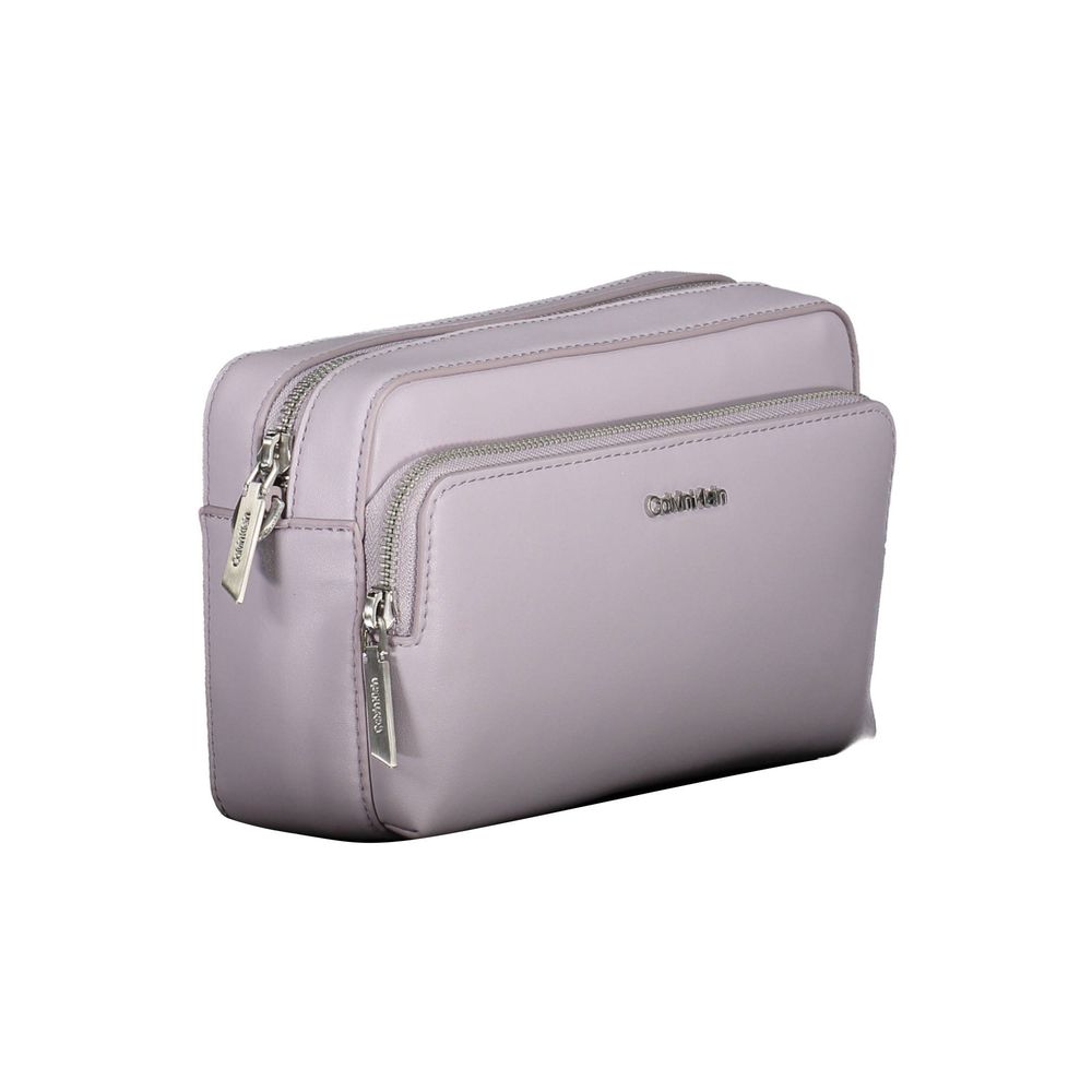 Purple Polyester Handbag - GLAMHUB BOUTIQUE 