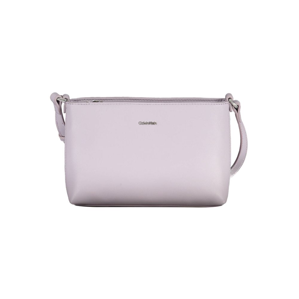 Purple Polyester Handbag - GLAMHUB BOUTIQUE 