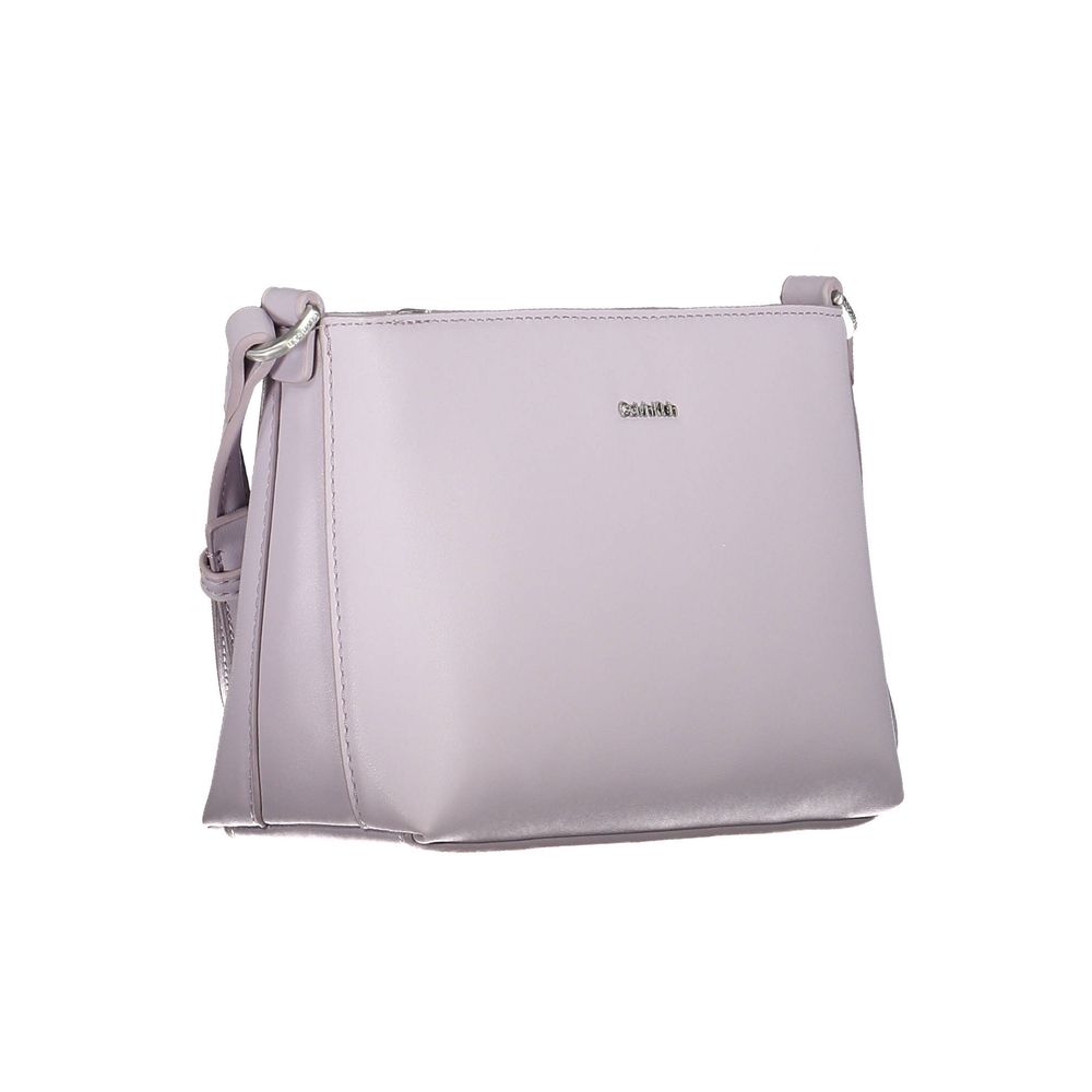 Purple Polyester Handbag - GLAMHUB BOUTIQUE 