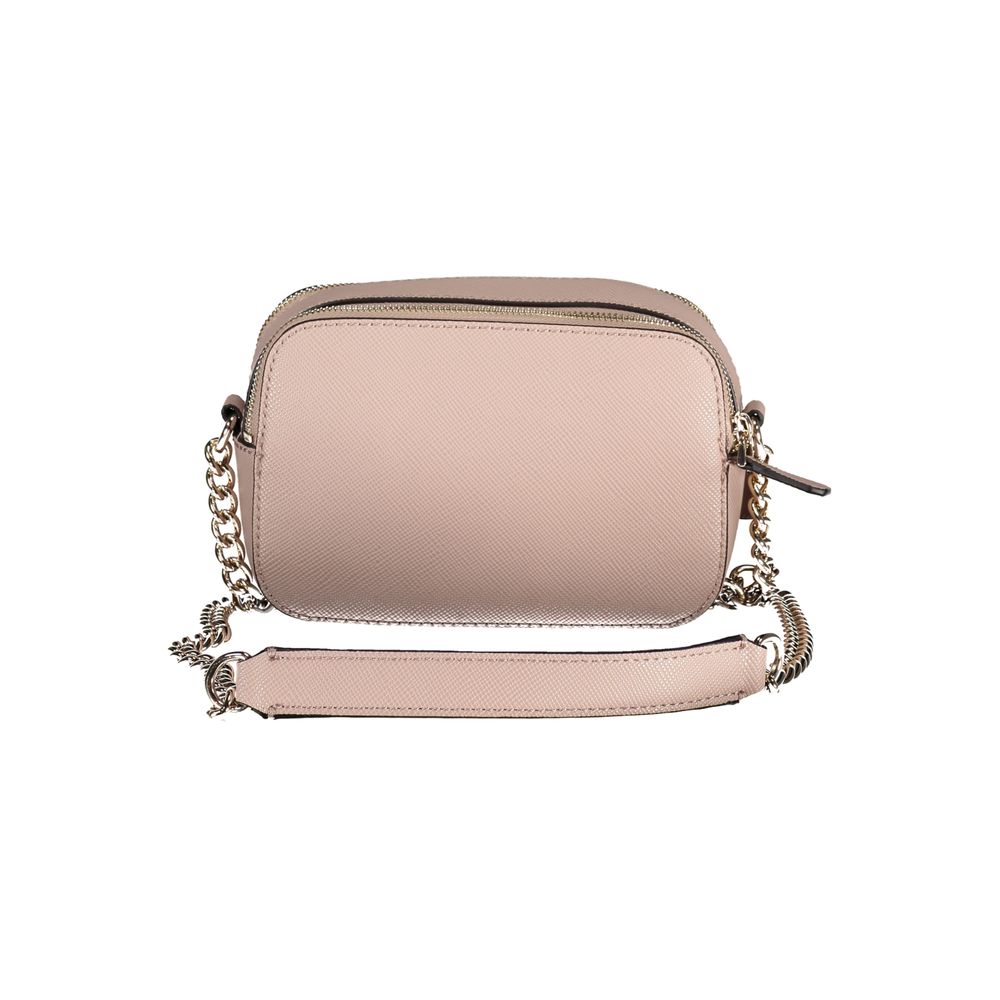 Pink Polyethylene Handbag - GLAMHUB BOUTIQUE 