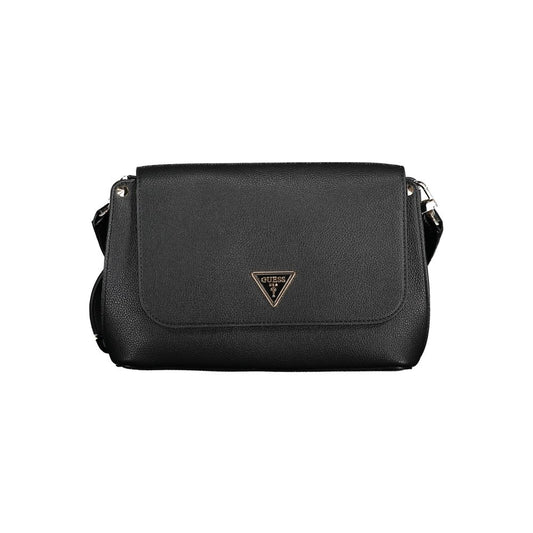 Black Polyethylene Handbag - GLAMHUB BOUTIQUE 