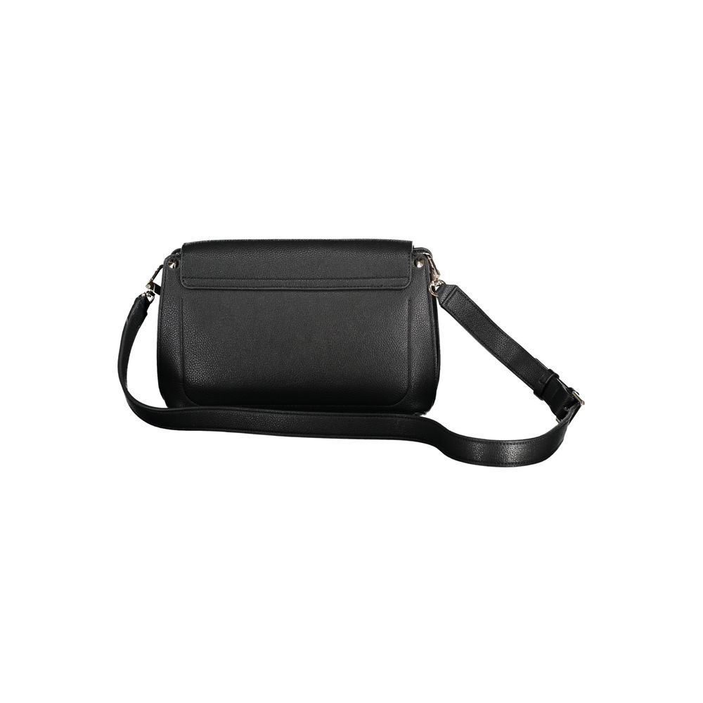 Black Polyethylene Handbag - GLAMHUB BOUTIQUE 