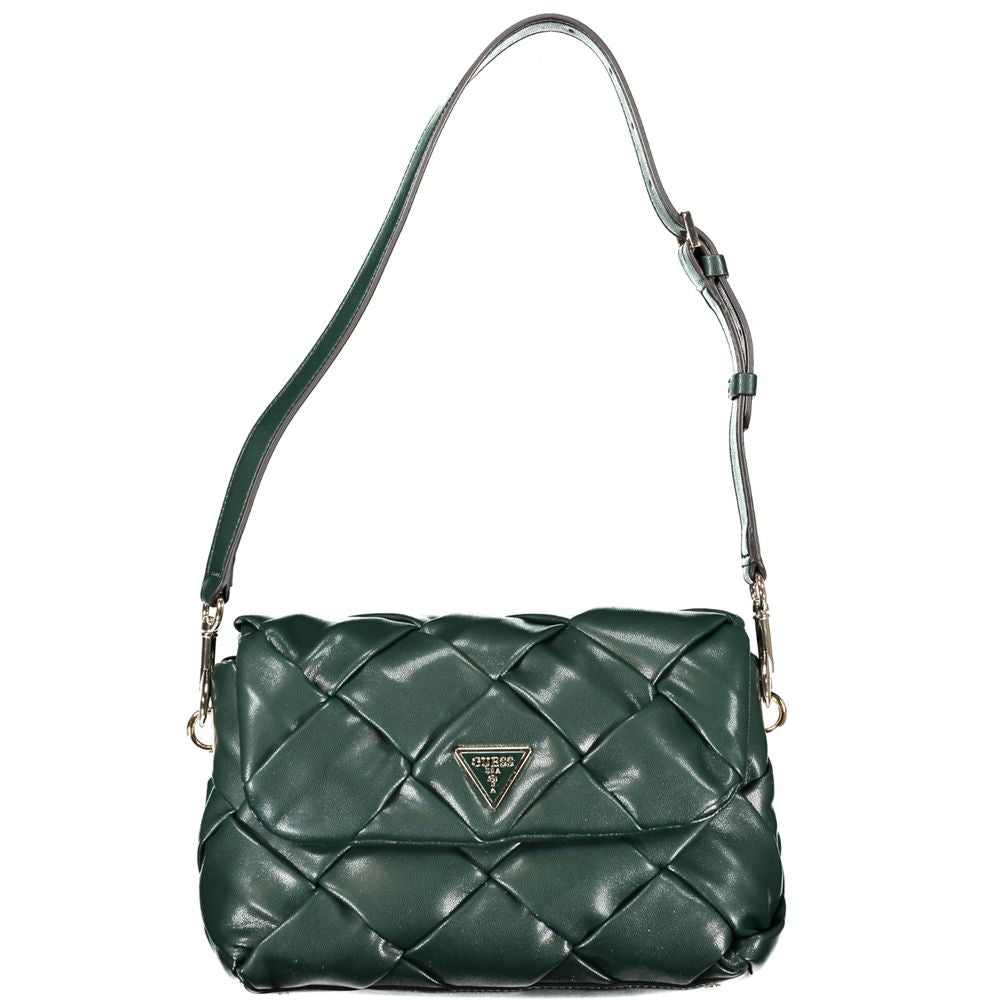 Green Polyethylene Handbag - GLAMHUB BOUTIQUE 