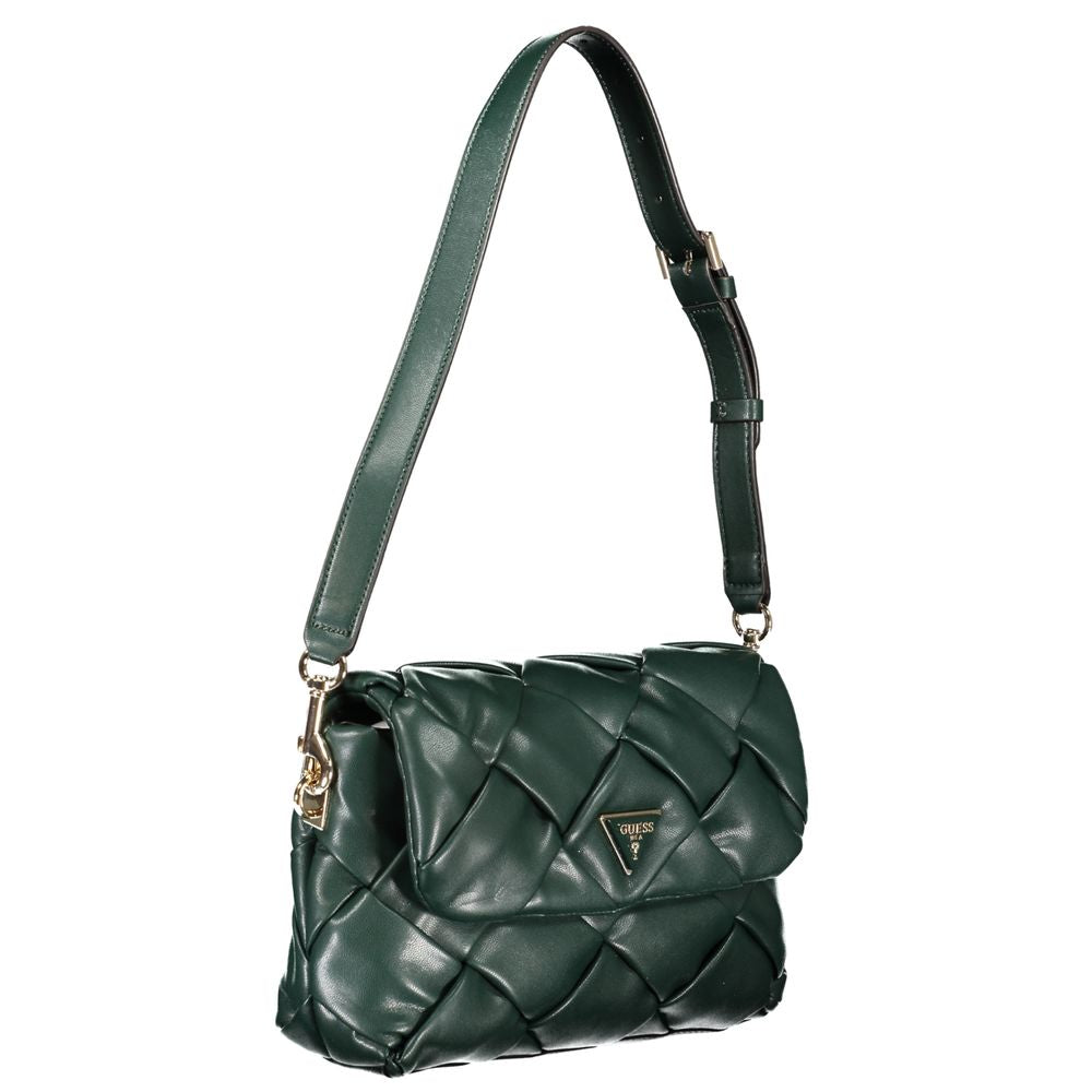 Green Polyethylene Handbag - GLAMHUB BOUTIQUE 