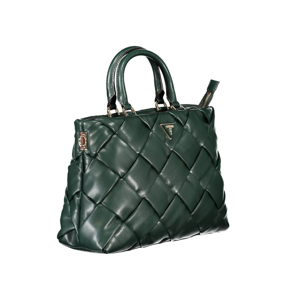 Green Polyethylene Handbag - GLAMHUB BOUTIQUE 