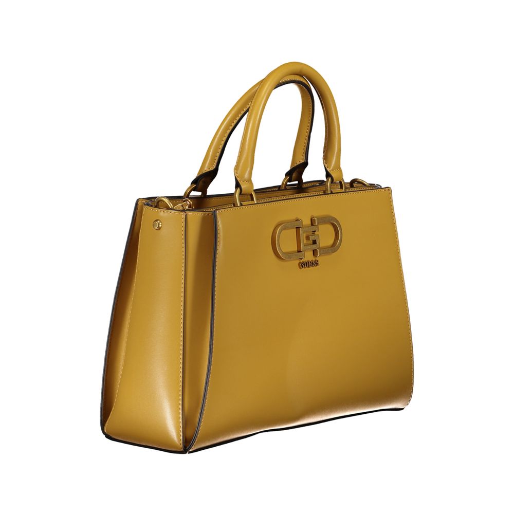 Yellow Polyethylene Handbag - GLAMHUB BOUTIQUE 