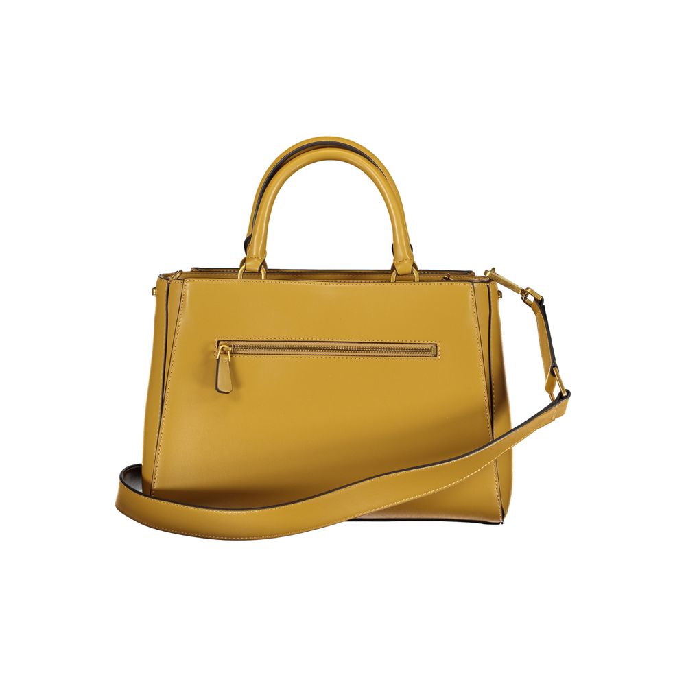 Yellow Polyethylene Handbag - GLAMHUB BOUTIQUE 