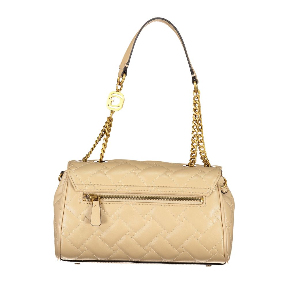 Beige Polyethylene Handbag - GLAMHUB BOUTIQUE 