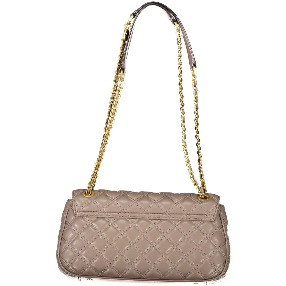 Beige Polyethylene Handbag - GLAMHUB BOUTIQUE 