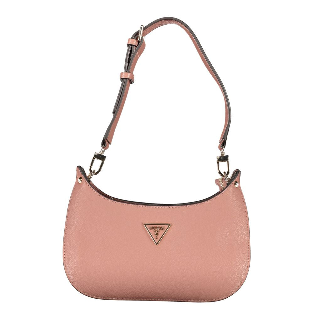 Pink Polyethylene Handbag - GLAMHUB BOUTIQUE 