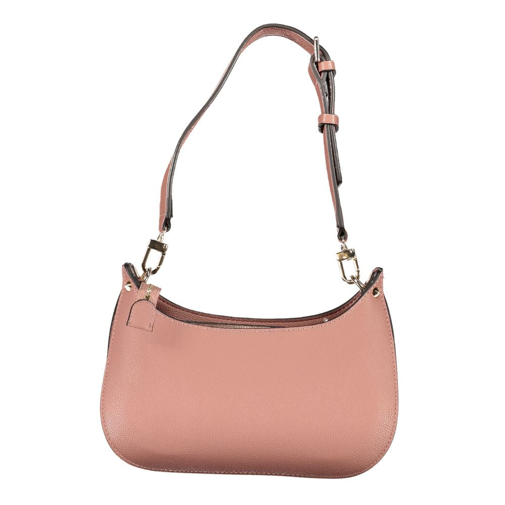 Pink Polyethylene Handbag - GLAMHUB BOUTIQUE 