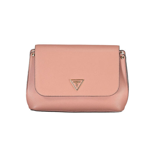 Pink Polyethylene Handbag - GLAMHUB BOUTIQUE 