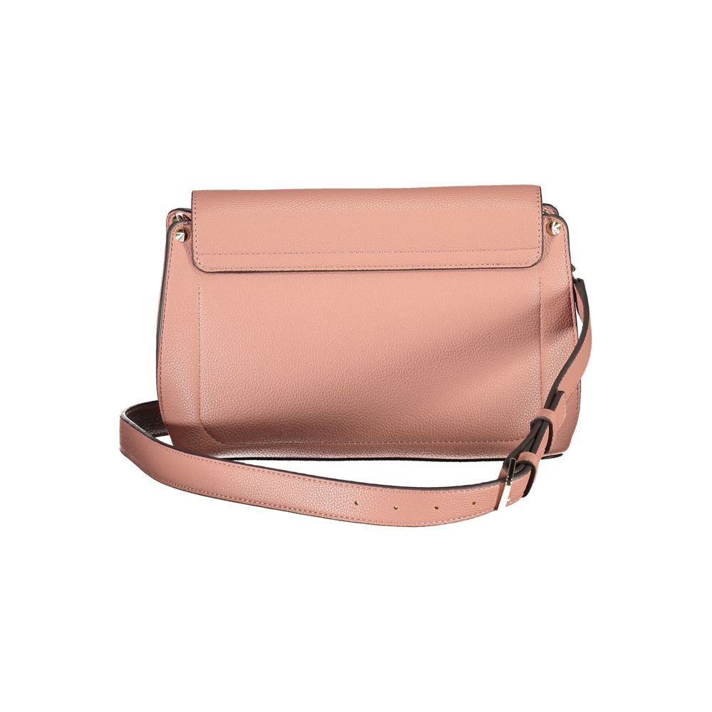 Pink Polyethylene Handbag - GLAMHUB BOUTIQUE 