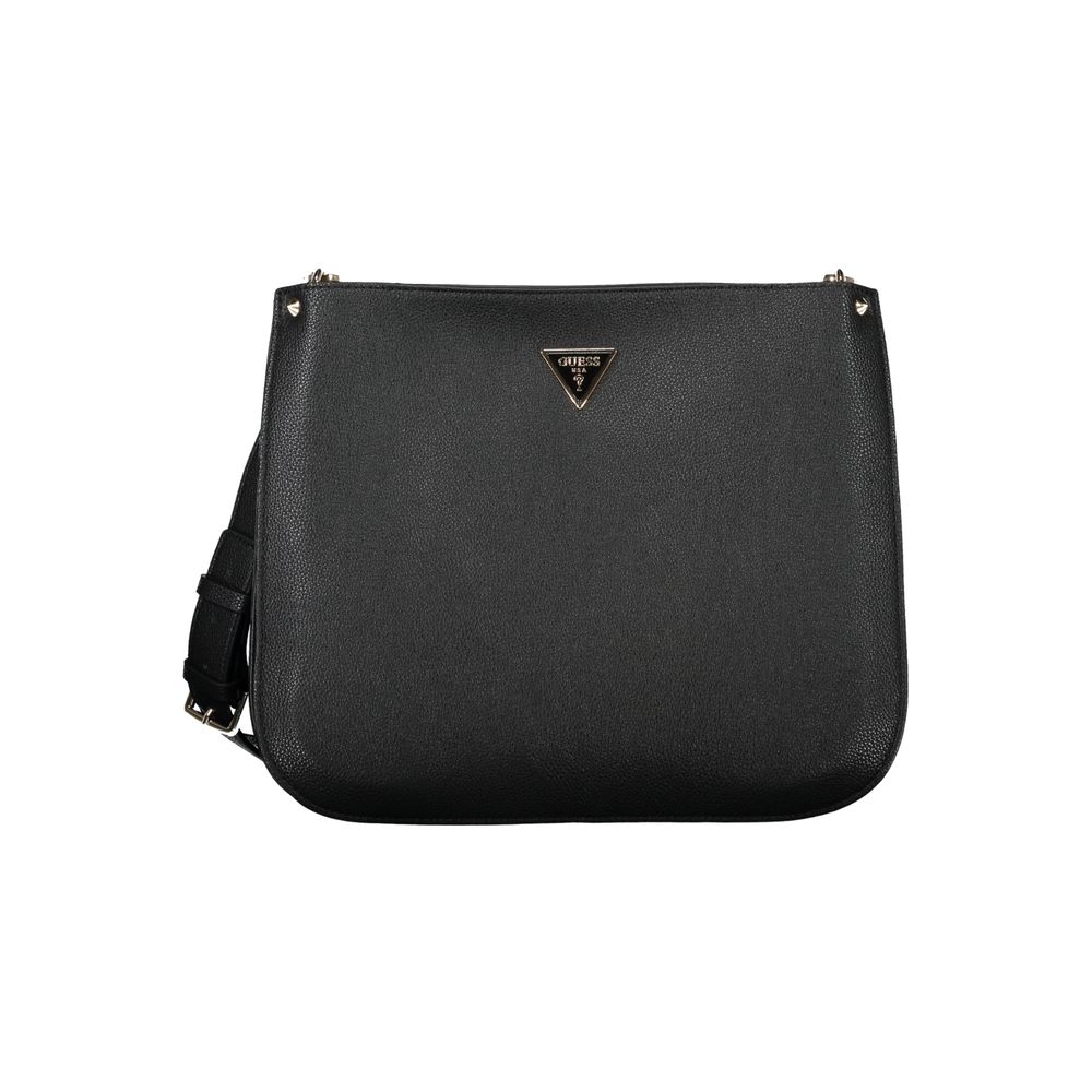 Black Polyethylene Handbag - GLAMHUB BOUTIQUE 