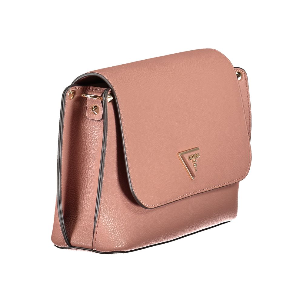 Pink Polyethylene Handbag - GLAMHUB BOUTIQUE 