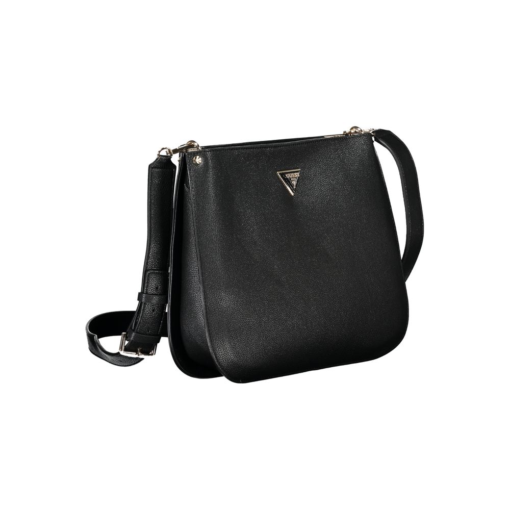 Black Polyethylene Handbag - GLAMHUB BOUTIQUE 