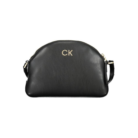 Black Polyester Handbag - GLAMHUB BOUTIQUE 