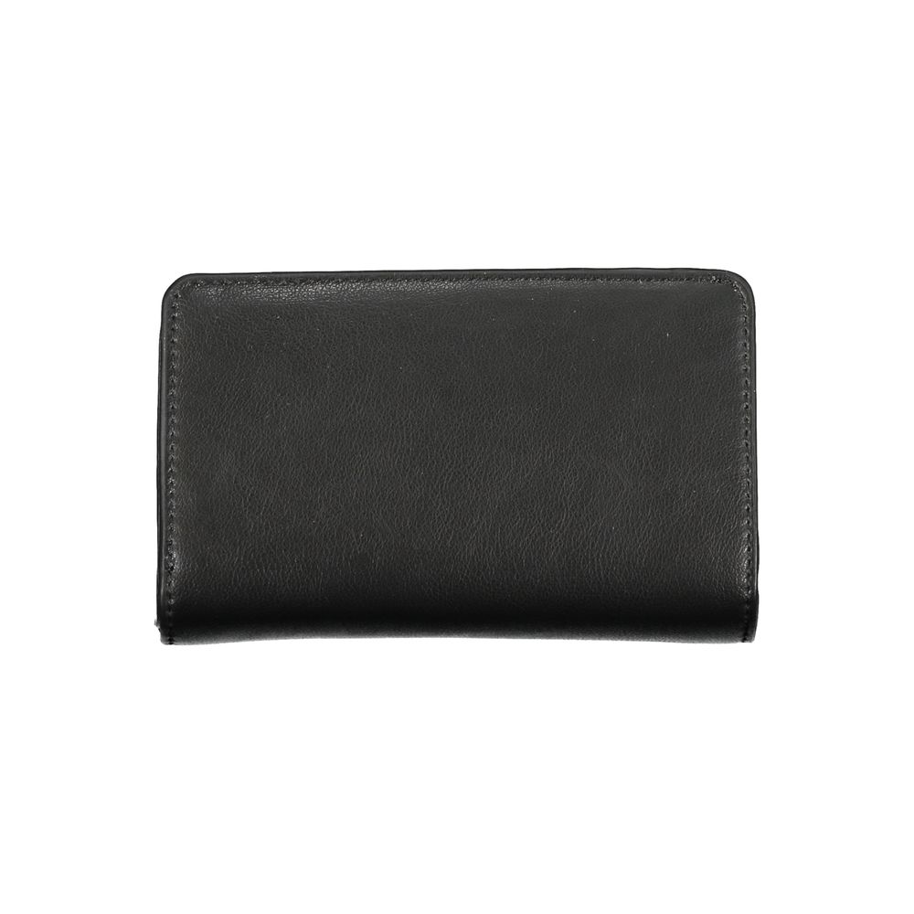 Black Polyester Handbag - GLAMHUB BOUTIQUE 