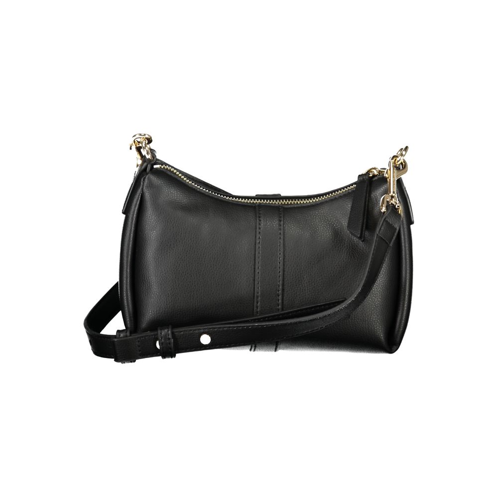 Black Polyester Handbag - GLAMHUB BOUTIQUE 