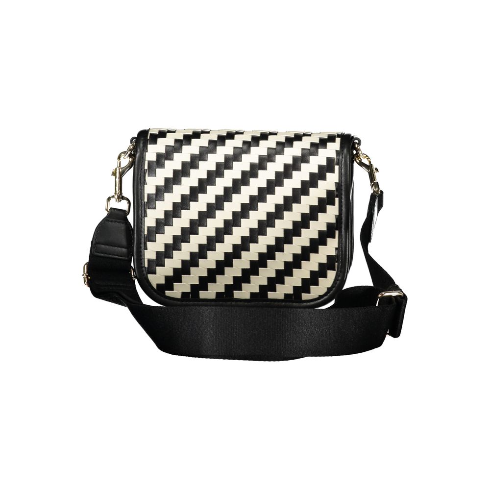 Black Polyester Handbag - GLAMHUB BOUTIQUE 