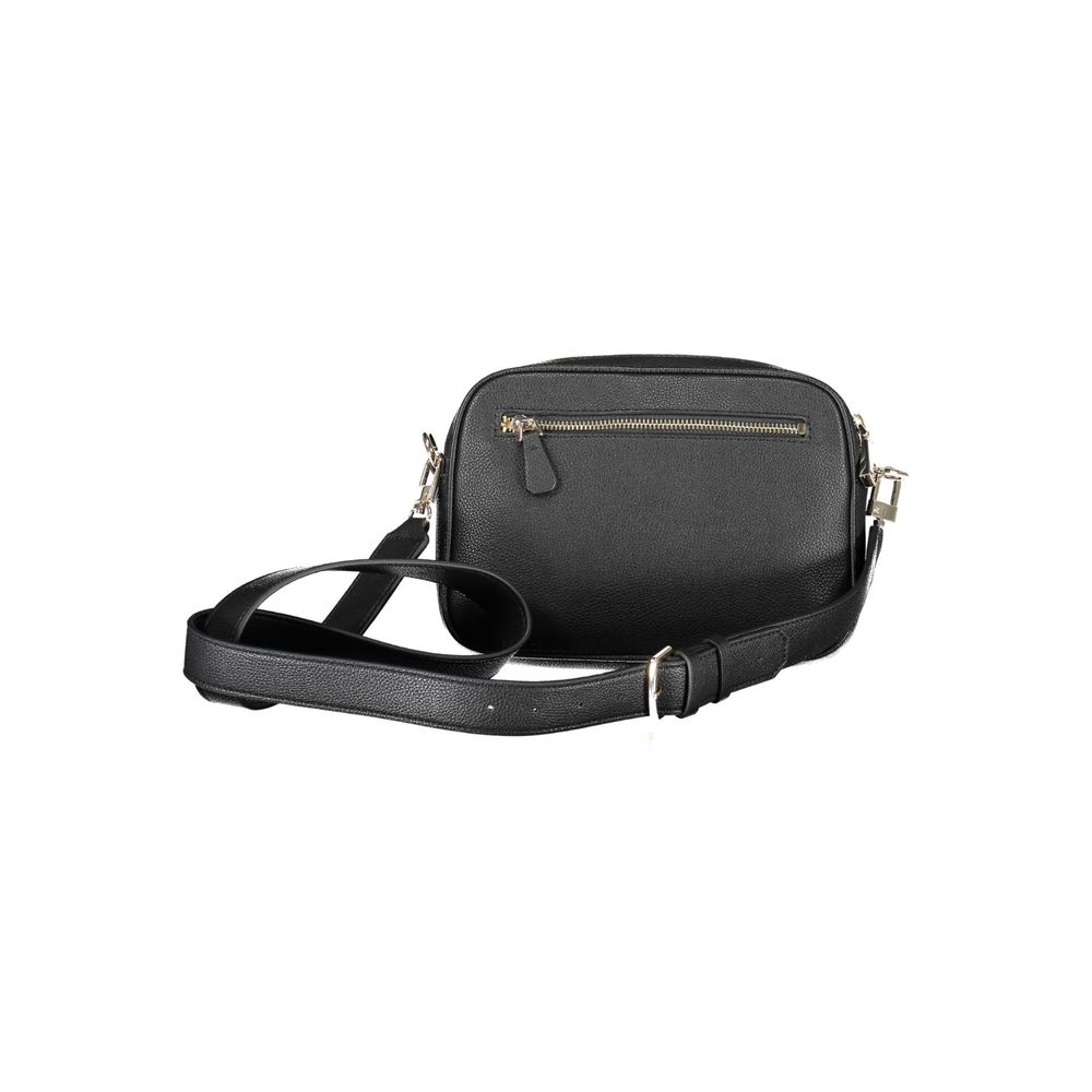 Black Polyethylene Handbag - GLAMHUB BOUTIQUE 