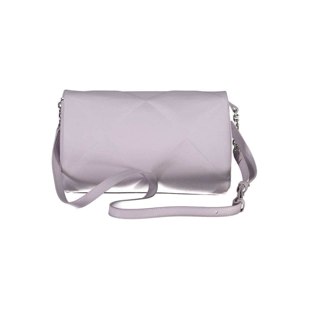 Purple Polyester Handbag - GLAMHUB BOUTIQUE 