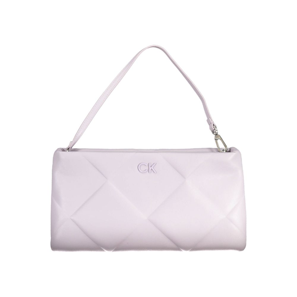 Purple Polyester Handbag - GLAMHUB BOUTIQUE 