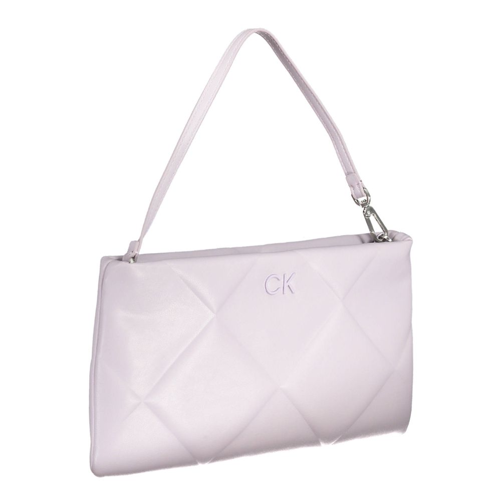 Purple Polyester Handbag - GLAMHUB BOUTIQUE 